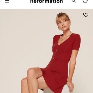 Reformation - knit dress